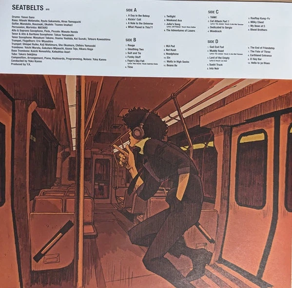 The Seatbelts & Yoko Kanno - Cowboy Bebop (Soundtrack From The Netflix Series) (2 платівки, Напівпрозорий, Помаранчевий, Червоний, Мармур) - Фото 9 The Seatbelts & Yoko Kanno - Cowboy Bebop (Soundtrack From The Netflix Series) (2 платівки, Напівпрозорий, Помаранчевий, Червоний, Мармур) - зображення 9