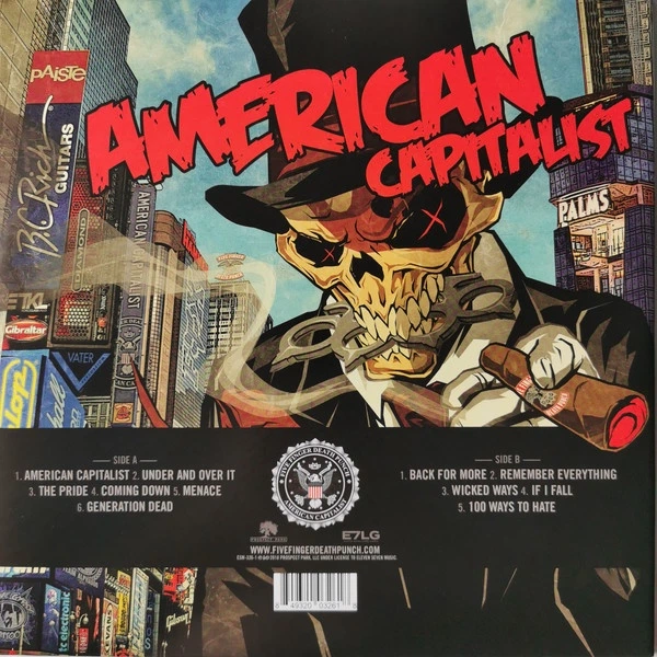 Five Finger Death Punch - American Capitalist (Золотий, Ювілейне видання до 10-річчя, Альбом, Перевидання) - зображення 4
