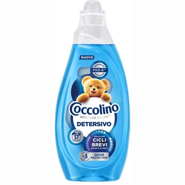 Гель для прання Coccolino Short Cycles Odor Protection 1,48 л (37 прань) - Фото 1 Гель для прання Coccolino Short Cycles Odor Protection 1,48 л (37 прань) - зображення 1