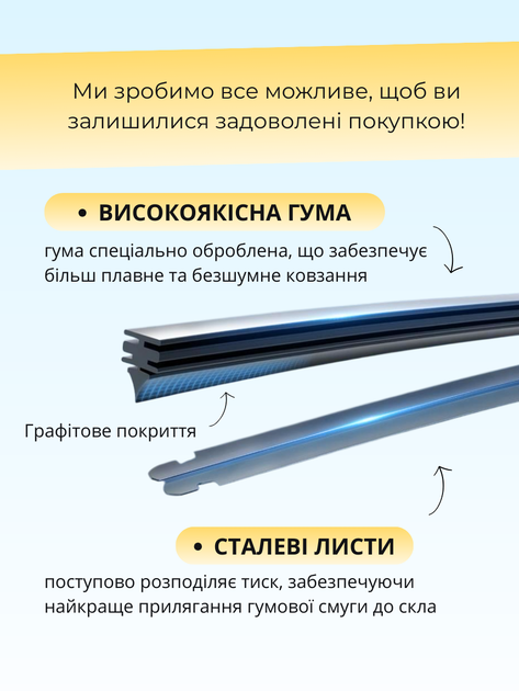 Щетки стеклоочистители Hyundai Sonata 2009-2023г дворники комплект пара - изображение 6