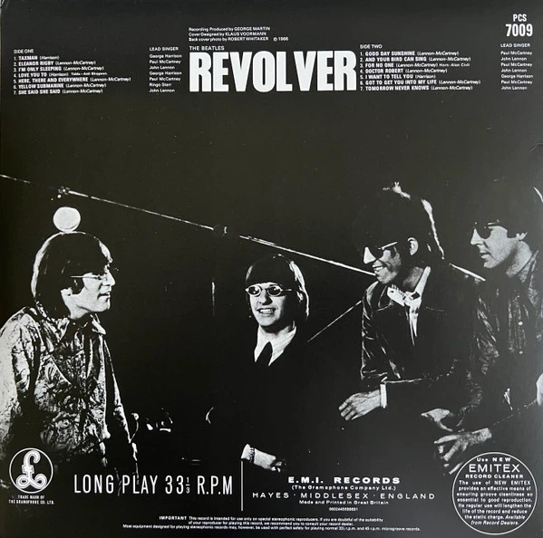 The Beatles - Revolver (Ремикс, Мастеринг на пол-скорости, Альбом, Переиздание) - изображение 2