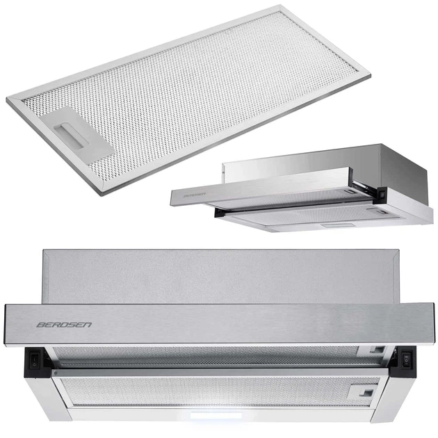Телескопічна кухонна витяжка 50см Inox BT-233 - Фото 1 Телескопічна кухонна витяжка 50см Inox BT-233 - изображение 1