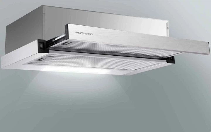 Телескопічна кухонна витяжка 50см Inox BT-233 - Фото 6 Телескопічна кухонна витяжка 50см Inox BT-233 - изображение 6