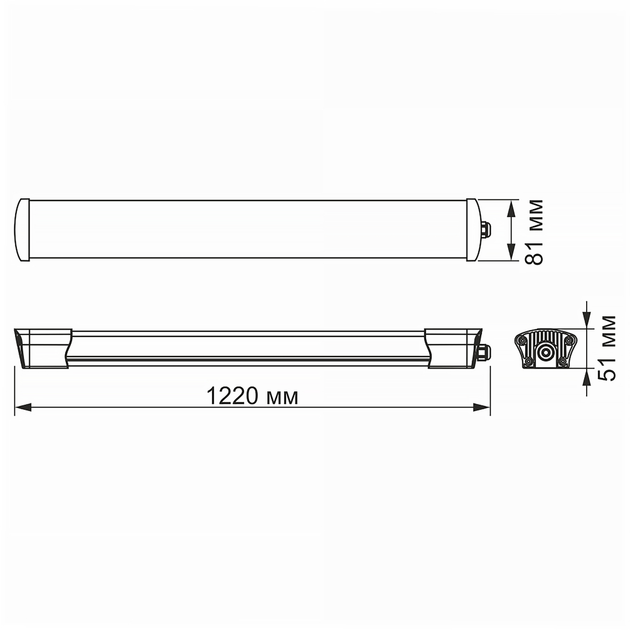 Світильник LED підвісний лінійний IP65 40W 1,2M 5000K VL-BNW-40125 VIDEX,296586 - Фото 3 Світильник LED підвісний лінійний IP65 40W 1,2M 5000K VL-BNW-40125 VIDEX,296586 - зображення 3