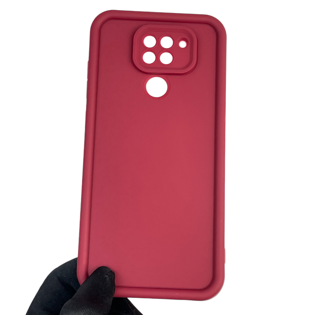 Чехол силиконовый Soft Touch для Xiaomi Redmi Note 9 бордовый (Полная защита камеры) - Фото 2 Чехол силиконовый Soft Touch для Xiaomi Redmi Note 9 бордовый (Полная защита камеры) - изображение 2