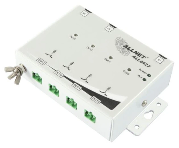 Модуль реле ALLNET MSR IO ALL4427 4 порти 250 В/10 А (4038816017567) - зображення 2
