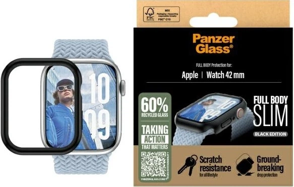 Чохол PanzerGlass Full Body Slim для Apple Watch Series 11/10 42 мм Black (5715685003653) - зображення 3
