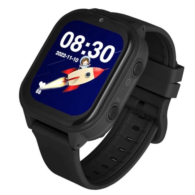 Дитячий годинник Kids Sun Ultra 4G Black Розумні годинники Фешн Багатофункціональний Спортивний GARETT Кварцовий Чорний Цифербла - изображение 7