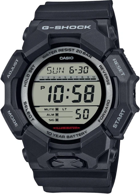 Чоловічий Спортивний Дайверський Наручний Годинник CASIO GD-010-1ER G-Shock - изображение 2