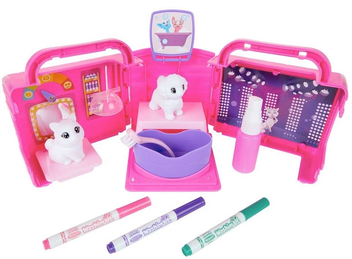 Ігровий набір Crayola Washimals Салон краси (74-7304) (71662173043) - зображення 4