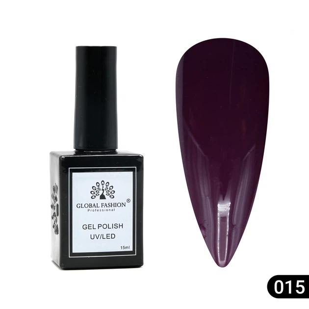 Гель лак Elite Glow Global Fashion 15мл №15 - Фото 1 Гель лак Elite Glow Global Fashion 15мл №15 - зображення 1