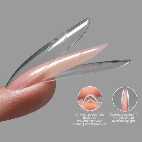 Global Fashion Sandwich Dual Nail Form Мігдаль – двосторонні форми «Сендвіч» для нарощування нігтів, 240 шт (15 розмірів) - Фото 5 Global Fashion Sandwich Dual Nail Form Мігдаль – двосторонні форми «Сендвіч» для нарощування нігтів, 240 шт (15 розмірів) - зображення 5