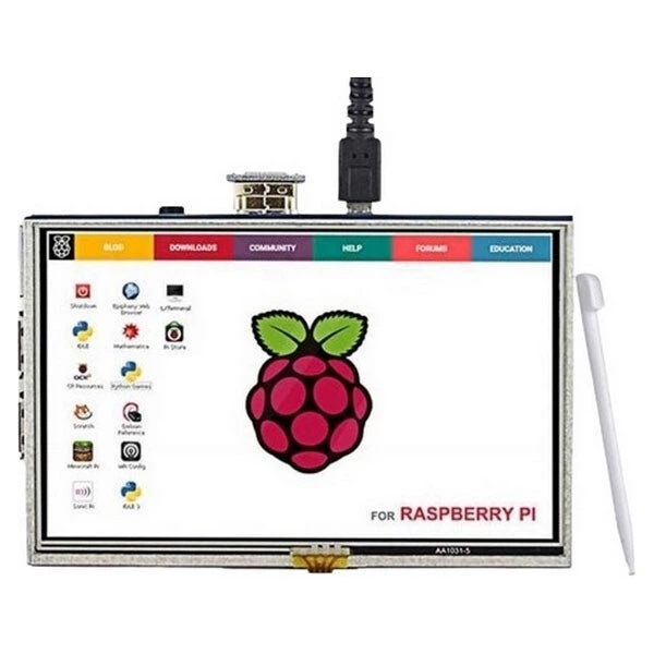 Сенсорний дисплей 5" 800x480 HDMI TFT для Raspberry Pi від Elecrow - 435445 - зображення 2