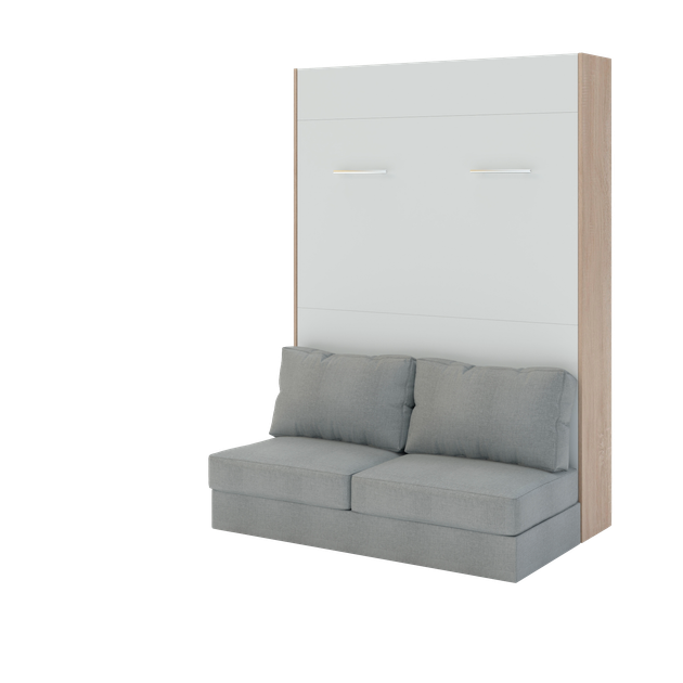 Шафа-ліжко-диван "MIRA SOFA -140" Білий Діамант/Дуб Сонома - изображение 2