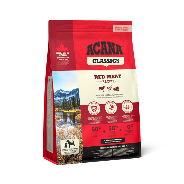Сухий корм для собак усіх порід і віку ACANA Red Meat Recipe 9.7 кг з ягнятиною, яловичиною та свининою ( a56112 ) - зображення 3