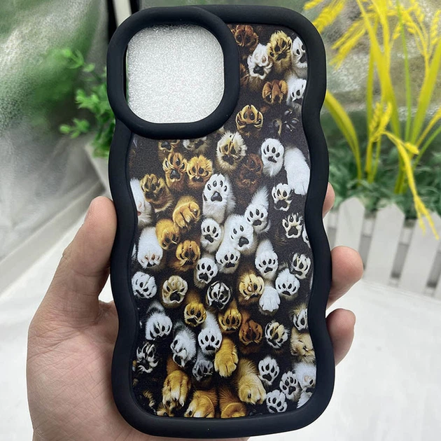 Чохол (накладка) Apple iPhone 14 Pro Max, Epik Cloudy Pictures, Paws, Малюнок - 614171 - зображення 2