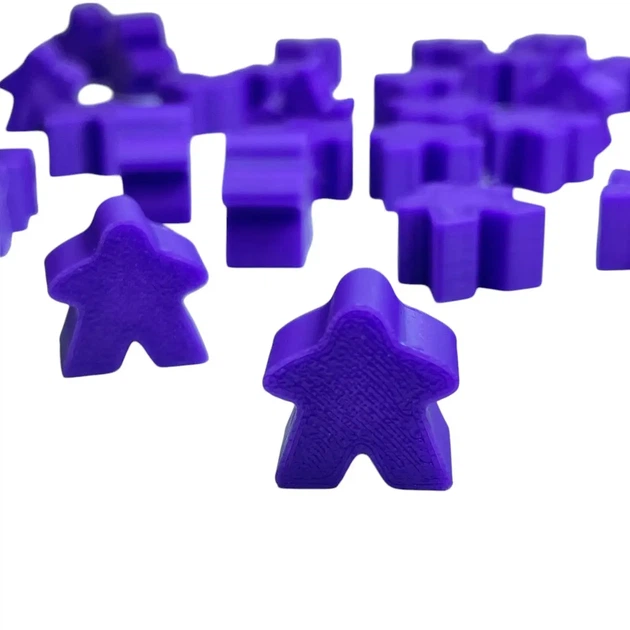 Миплы для настольных игр MEEPLE фишки фигурки человечков для настольных игр 100 шт - изображение 7