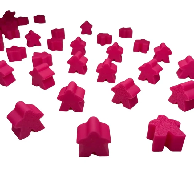 Миплы для настольных игр MEEPLE фишки фигурки человечков для настольных игр 100 шт - изображение 8