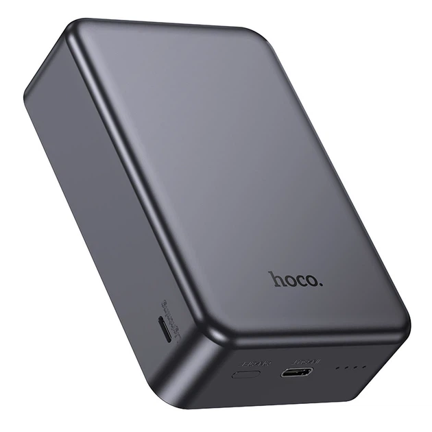 Power Bank Hoco J160B на 20 000 mAh с беспроводной зарядкой MagSafe и поддержкой быстрой зарядки 20W/3A, PD/QC, магнитный павербанк - изображение 4