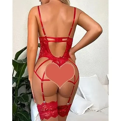 Комплект белья Кружево L-XL Красный (2/52) - изображение 2