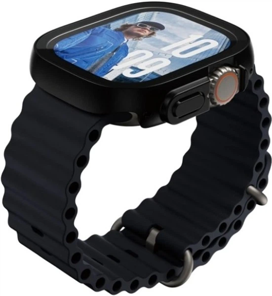 Etui Panzer Glass Snappie Full Body Slim do Apple Watch Ultra/Ultra 2/Ultra 3 Black (3718) - obraz 2