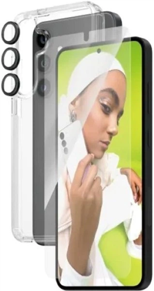 Zestaw etui + szkło Panzer Glass 3-in-1 Bundle Set do Samsung Galaxy S24 Plus Transparent (B1214+7351) - obraz 2