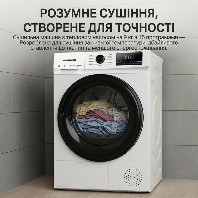 Сушильная машина Heinner HHPD-H90FRA++ - изображение 5