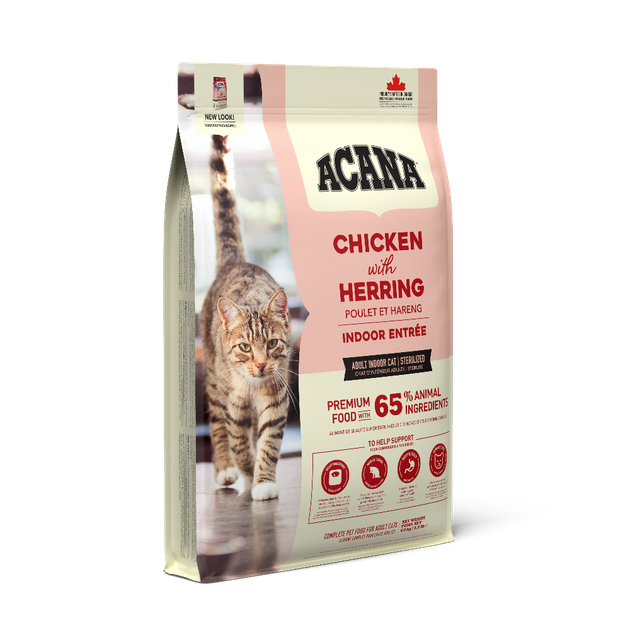 Сухий корм для кішок з м'ясом кролика, індички та курки ACANA Indoor Entree Cat 4.5 кг ( a71451) - зображення 2