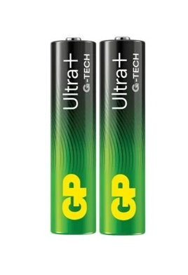 Батарейка GP Ultra Plus Alkaline 1,5V 24AUP21-S2 лужна LR03, 2 шт - Фото 1 Батарейка GP Ultra Plus Alkaline 1,5V 24AUP21-S2 лужна LR03, 2 шт - зображення 1