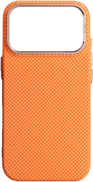 Чехол для смартфона Apple iPhone 17 Pro ArmorStandart LikeCarbon2 SE MagCase Kevlar/Orange/Rose Gold (ARM89168) - Фото 1 Чехол для смартфона Apple iPhone 17 Pro ArmorStandart LikeCarbon2 SE MagCase Kevlar/Orange/Rose Gold (ARM89168) - изображение 1