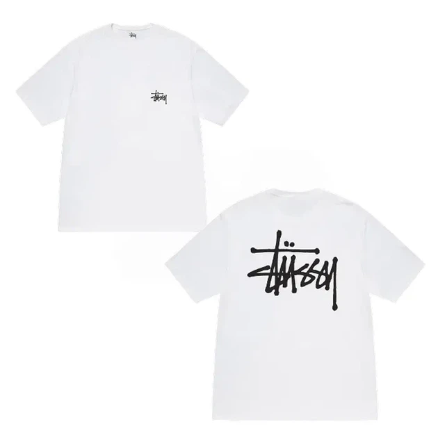 Біла Футболка LOYS Stussy Two-sides Logo футболки Стасі Стуссі унісекс L - Фото 1 Біла Футболка LOYS Stussy Two-sides Logo футболки Стасі Стуссі унісекс L - изображение 1