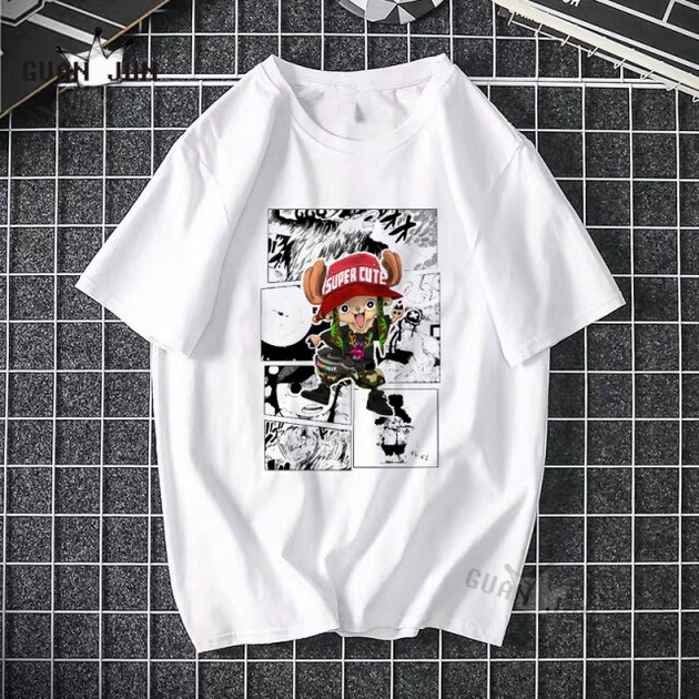 Футболка LOYS з принтом One-piece super cute XL - Фото 1 Футболка LOYS з принтом One-piece super cute XL - зображення 1