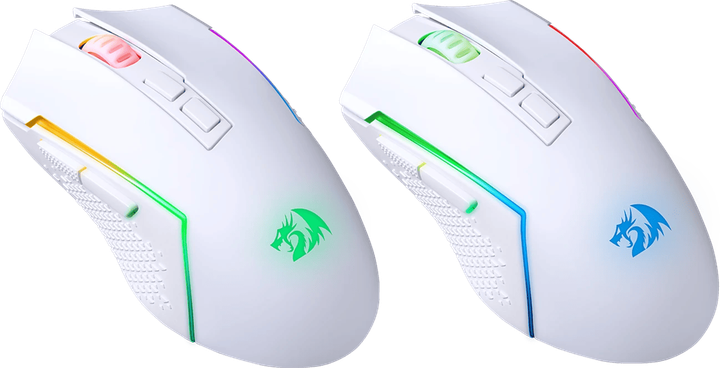 Миша Redragon Trident білий (71864) (7153552) - зображення 7
