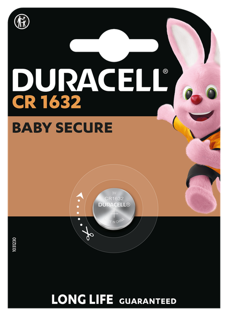 Спеціальна літієва батарейка типу «таблетка» Duracell 1632 3V (CR1632), 1 шт. в упаковці (7091710) - зображення 2