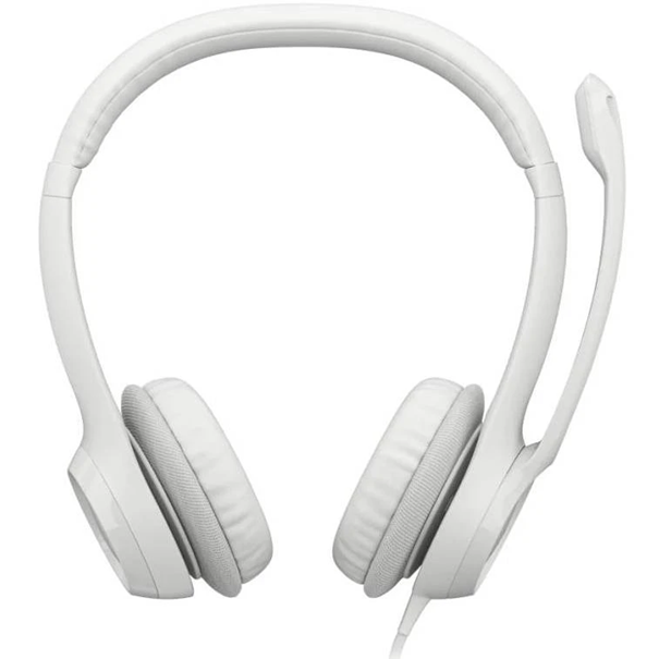Гарнітура Logitech USB H390 (981-001286) білий (6857749) - Фото 1 Гарнітура Logitech USB H390 (981-001286) білий (6857749) - зображення 1