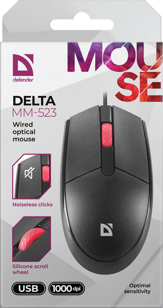 Миша Defender Delta MM-523 (52523) (6973890) - изображение 5