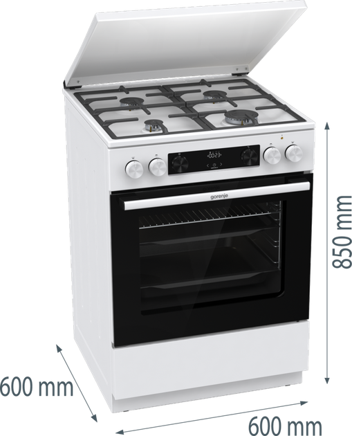 Комбінована плита Electrolux GK6C5WF (7076255) - изображение 7