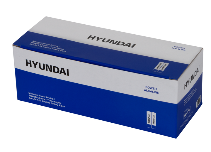 Батарейка Hyundai LR6 AA Shrink 2 Alkaline (6793735) - изображение 2