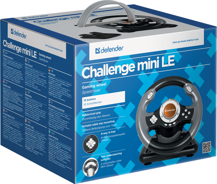 Кермо Defender Challenge Mini LE (USB), PC (64351) (5816102) - Фото 6 Кермо Defender Challenge Mini LE (USB), PC (64351) (5816102) - изображение 6