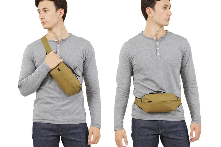 Сумка через плече Thule Aion Sling Bag TASB102 коричневий (6808631) - Фото 4 Сумка через плече Thule Aion Sling Bag TASB102 коричневий (6808631) - зображення 4