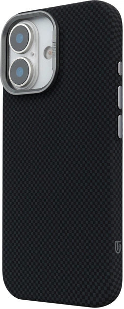 Чехол для смартфона ArmorStandart LikeCarbon2 MagCase для Apple iPhone 17 Kevlar/Black (ARM88379) - изображение 5