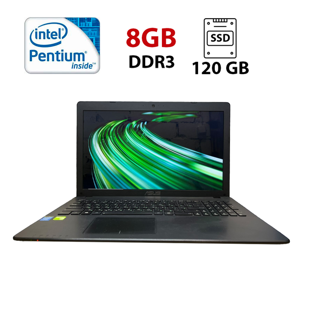 Ноутбук Б-класс Asus X552C / 15.6" (1366x768) TN / Intel Pentium 2117U (2 ядра по 1.8 GHz) / 8 GB DDR3 / 120 GB SSD / Intel HD Graphics / WebCam б/у - Фото 1 Ноутбук Б-класс Asus X552C / 15.6" (1366x768) TN / Intel Pentium 2117U (2 ядра по 1.8 GHz) / 8 GB DDR3 / 120 GB SSD / Intel HD Graphics / WebCam б/у - изображение 1