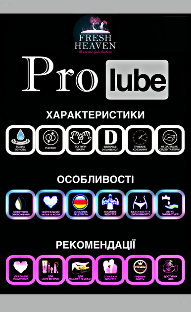 Iнтим-змазка унісекс Fresh Heaven Pro Lube 1000ml (Home версія) - зображення 3