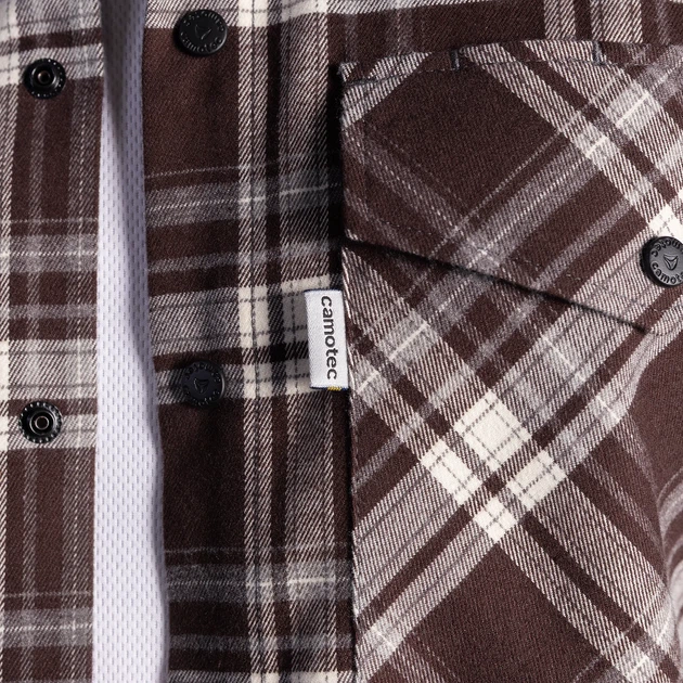 Рубашка Camotec "Буревій" Brown/White (9577) , 3XL - зображення 6