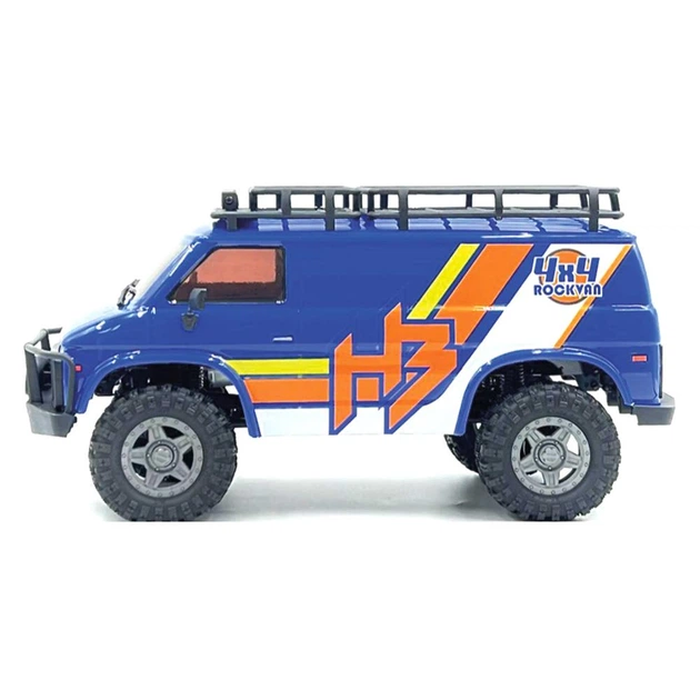 Радиоуправляемая машинка Hobby Plus 1/18 CR18P EVO 2 Rock Van RTR Blue (краулер) - изображение 2