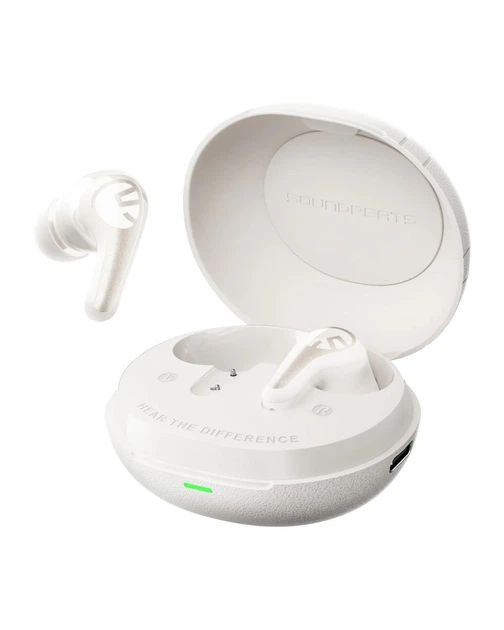 Навушники SoundPeats C30 beige бездротові Bluetooth TWS вкладиші Ai ANC LDAC HiRes - зображення 6