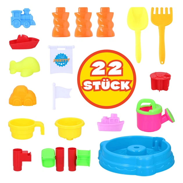 Stół wodny Eddy Toys z wieżą 58 x 38 x 38 cm 22 el. 1999681 (8711252135519) - obraz 4