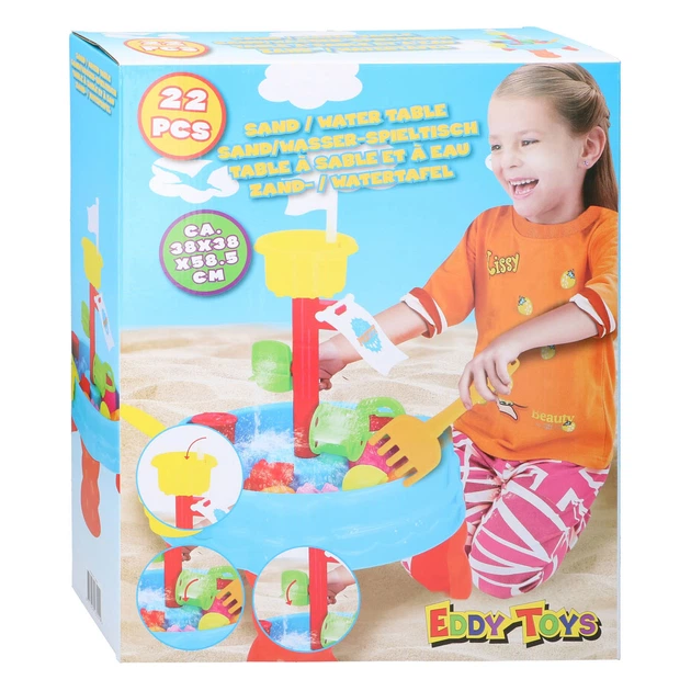 Stół wodny Eddy Toys z wieżą 58 x 38 x 38 cm 22 el. 1999681 (8711252135519) - obraz 6