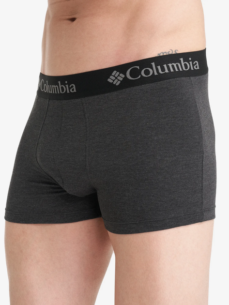 Труси чолівічі (2 шт) Columbia PERFORMANCE COTTON STRETCH MELANGE M (46-48) Чорний CPCB02CLB-BLK - изображение 3