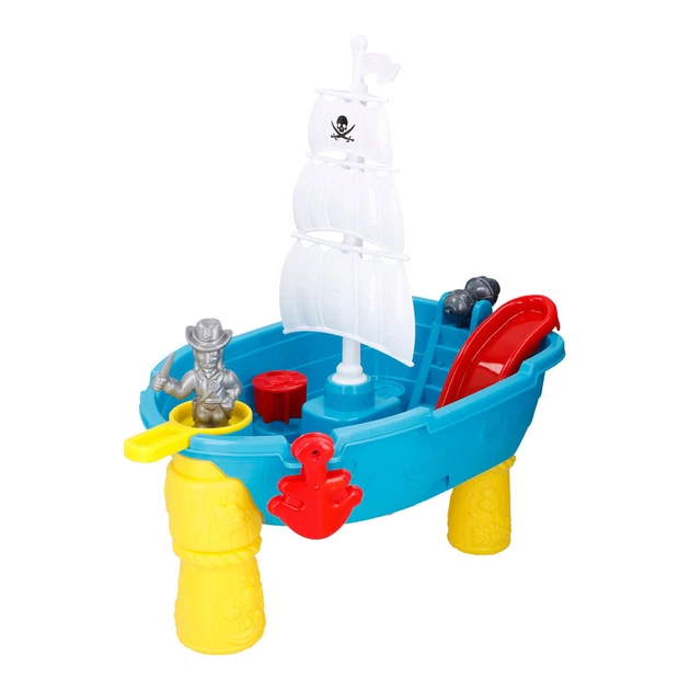 Piaskownica Eddy Toys statek piracki 45.5 x 30 x 5 cm 19 el. 1999680 (8711252048154) - obraz 4
